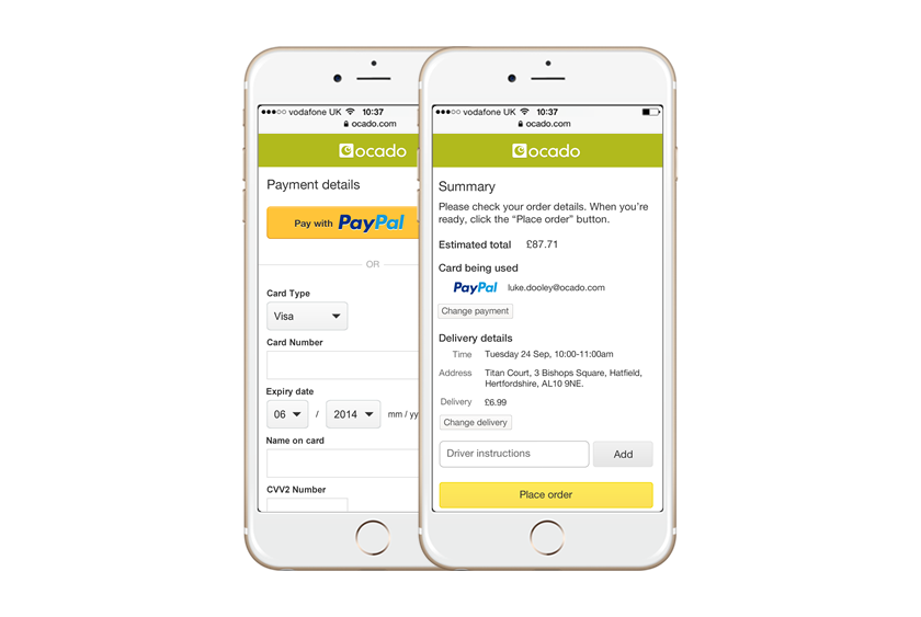 New payment design and flow